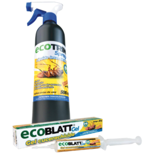 combo control total: insecticida spray + gel ecoblatt